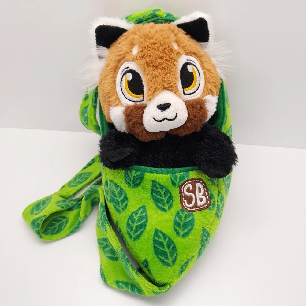 Fiesta Swaddle Babies Red Panda Plush 9.5