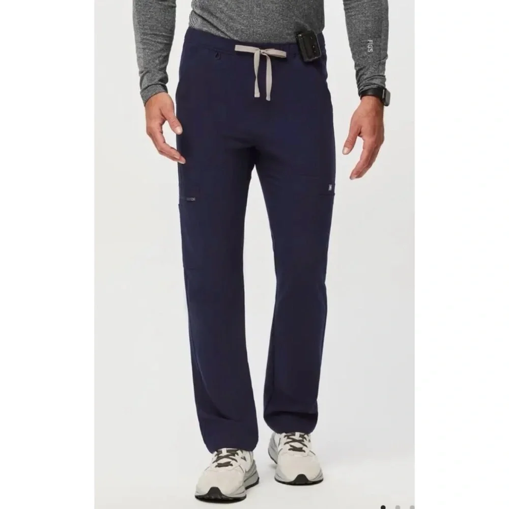 FIGS Men’s Navy Blue Cairo Cargo Scrub Pants