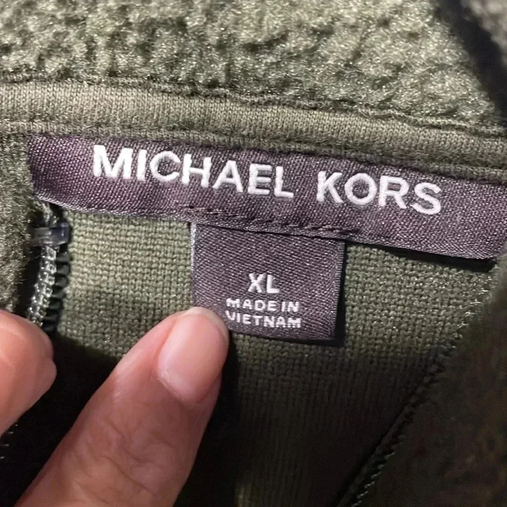 Michael kors full zip vest