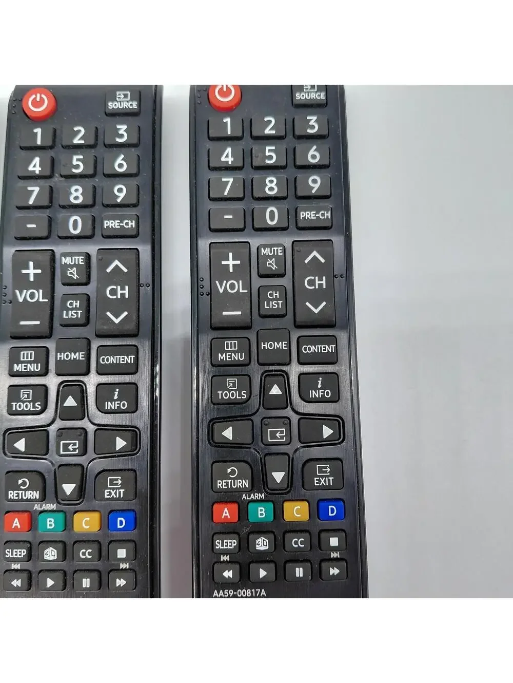 Lot of 4 Samsung AA59-00817A TV Remote Controls OEM Genuine Tested