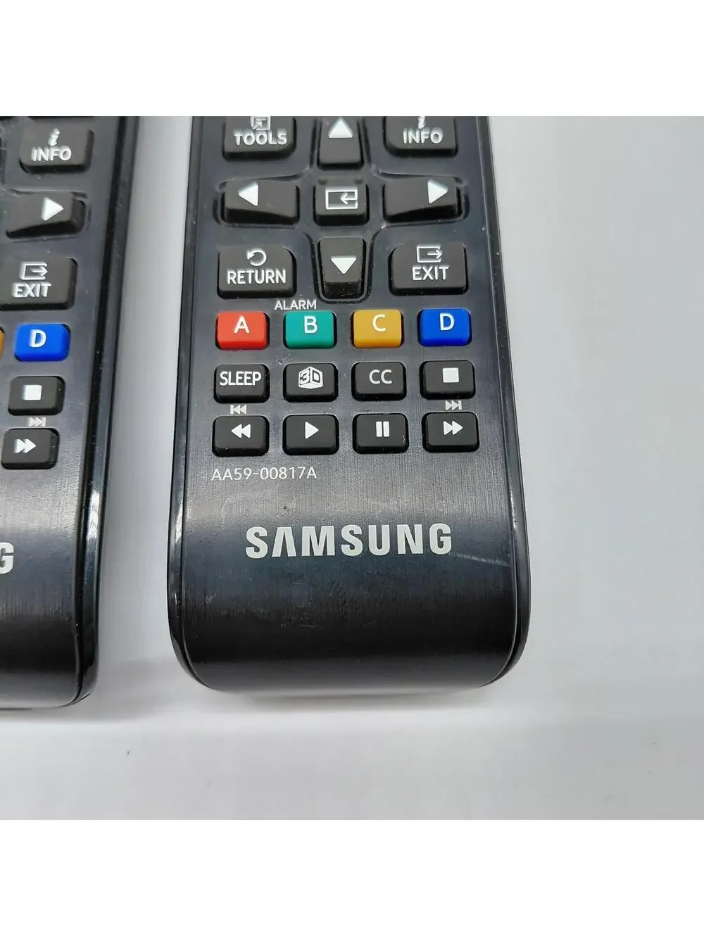 Lot of 4 Samsung AA59-00817A TV Remote Controls OEM Genuine Tested