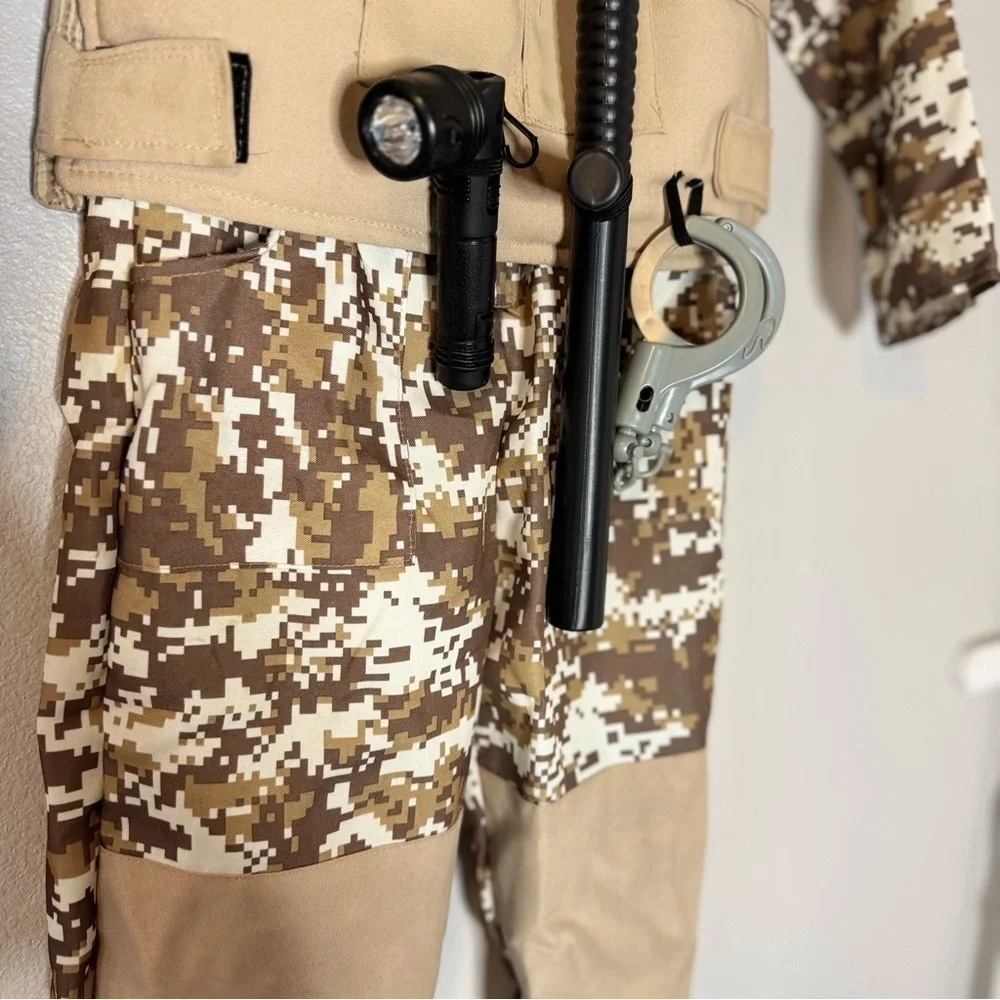 Special Ops Kids Camo Costume 6PC Size S (5/6) by Authentic Kids