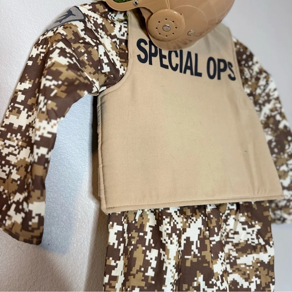 Special Ops Kids Camo Costume 6PC Size S (5/6) by Authentic Kids