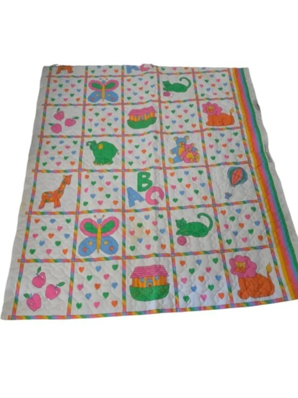 General Greetings Co. Fabric By F.C.I. BABY QUILT PANEL 48