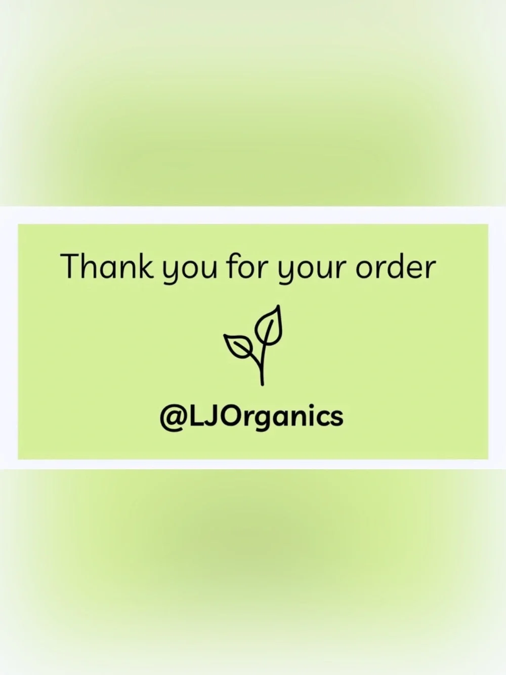 50 CUSTOM STICKERS - 2” x 1” - ‘THANK YOU FOR YOUR ORDER’ - W/ YOUR CLOSET NAME