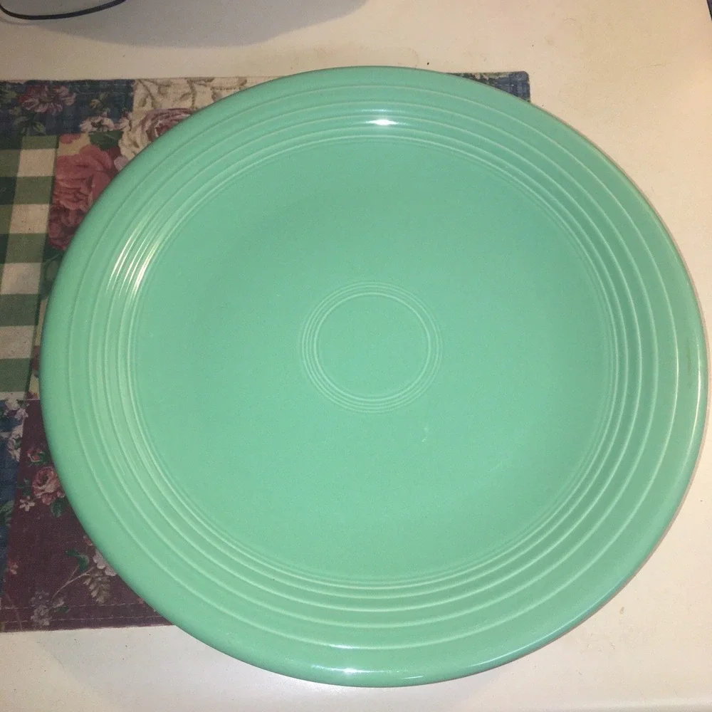 Fiesta Fiestaware Chop Plate Light‎ Green 11.5