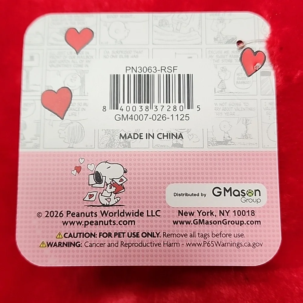 Peanuts new tags
