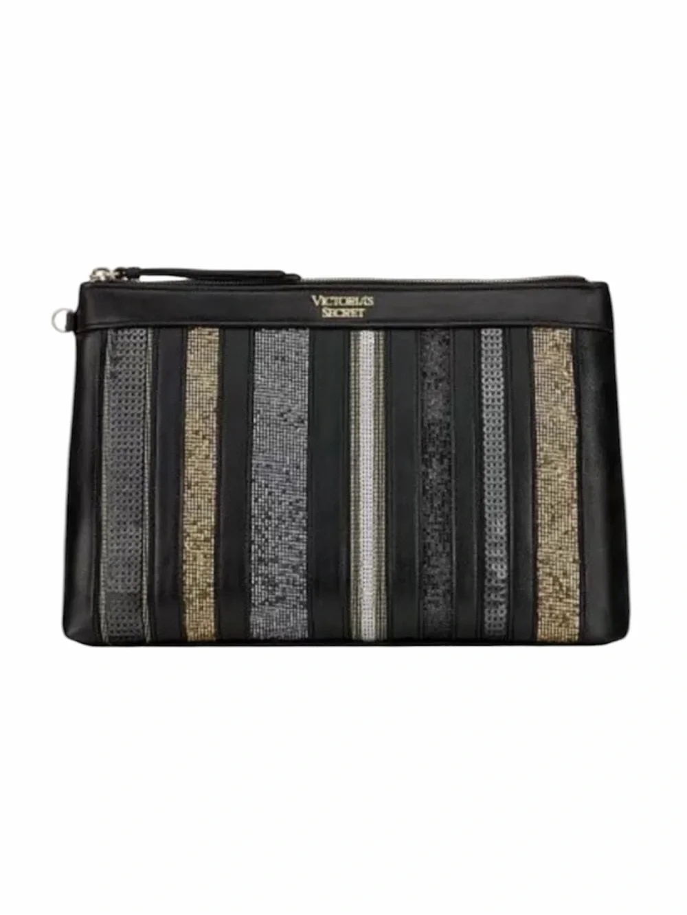 Victoria's Secret Glitter Mesh Beauty Pouch Bag