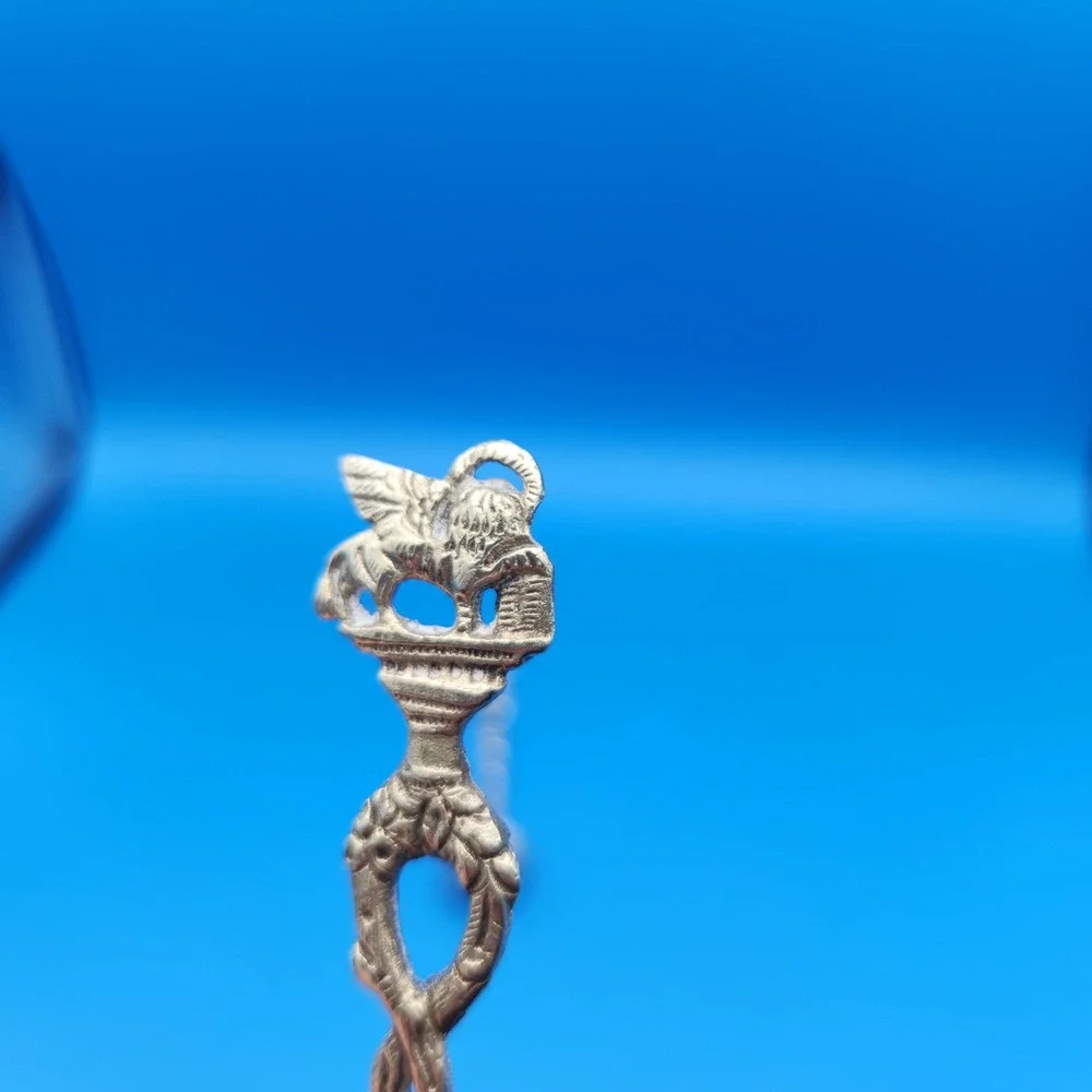 Vintage Italian Demitasse Souvenir Spoons‎ - Winged Lion and Capitoline Wolf