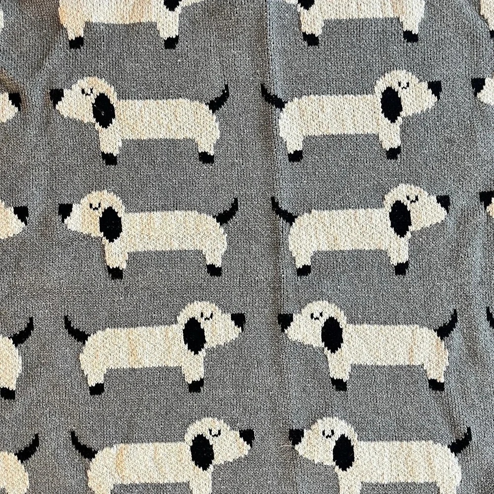 Puppy Dog‎ 100% Cotton Dachshund Weiner Dog Baby Nursery Blanket Throw 32 X 40