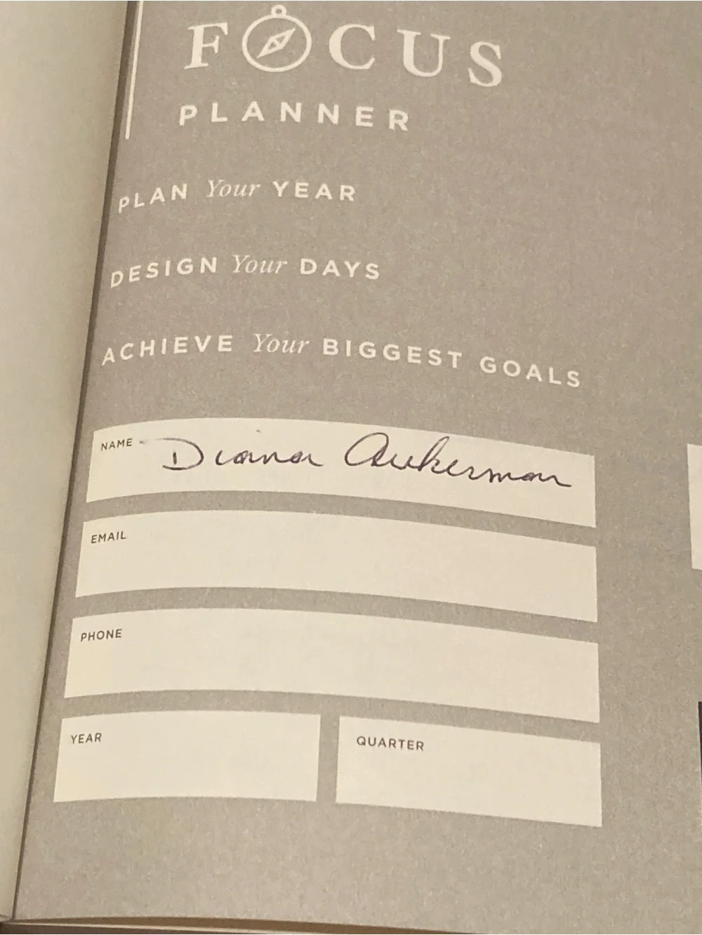 FULL FOCUS PLANNER Michael Hyatt Black Journal Plan Your Year, Design Your Days