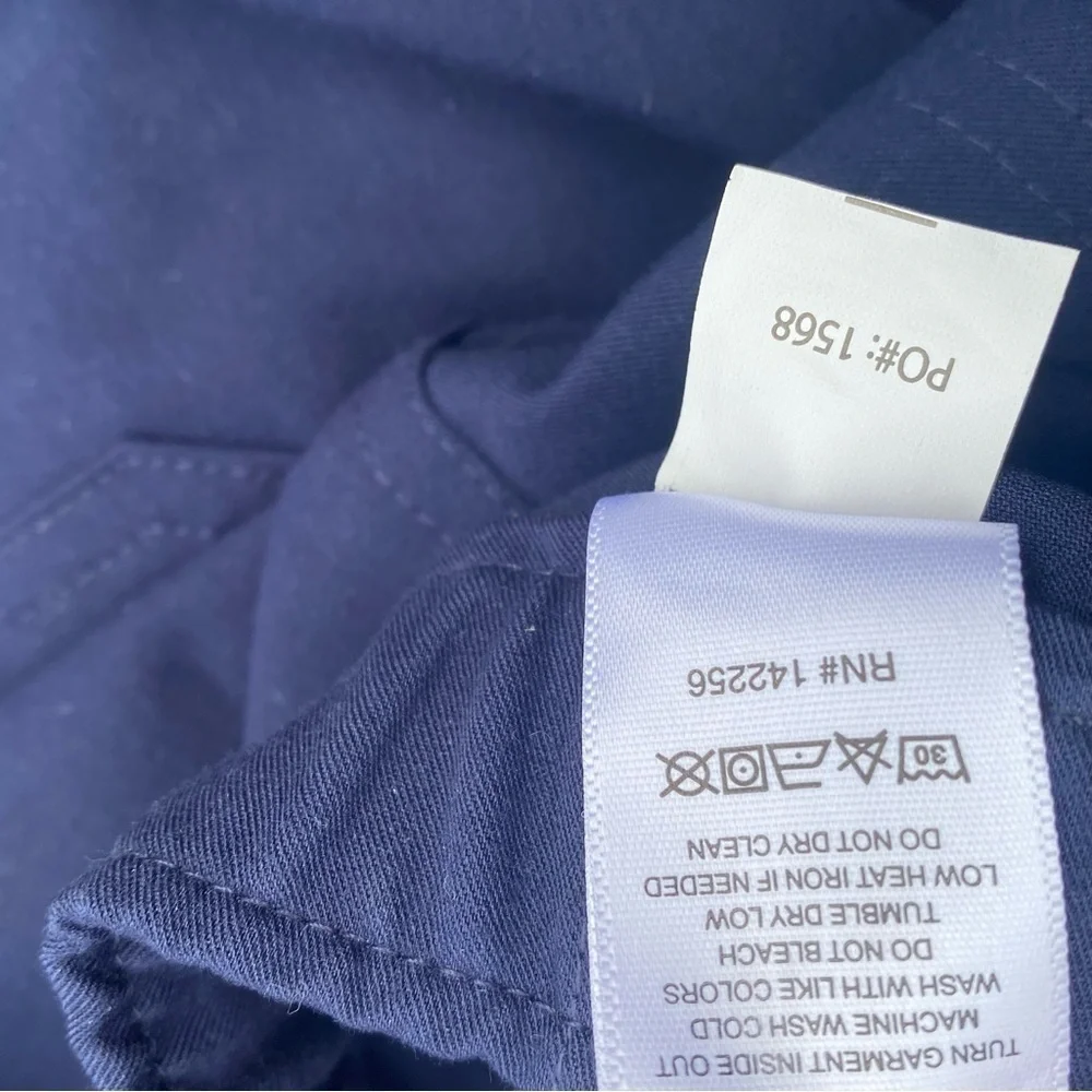Figs Medical Mens Scrub Pants Navy Blue, Zipper and Button Closure Pockets SZ LS