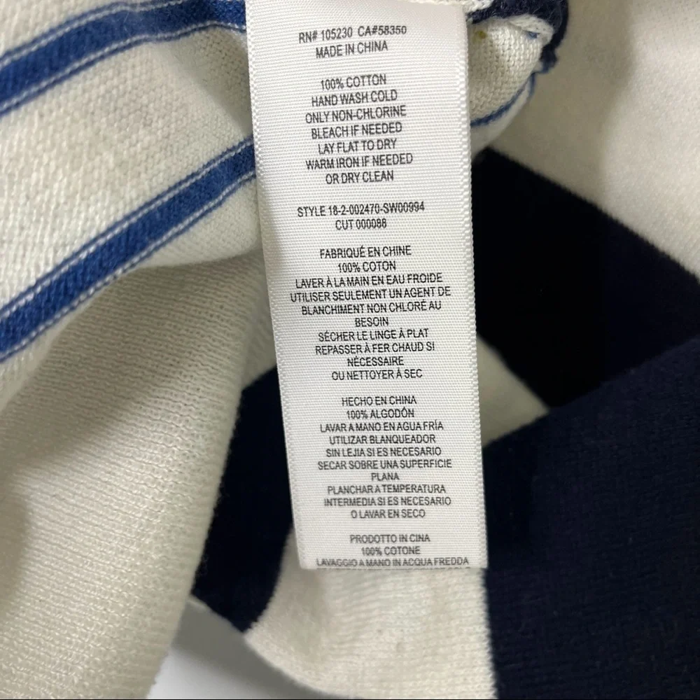 Joie blue striped