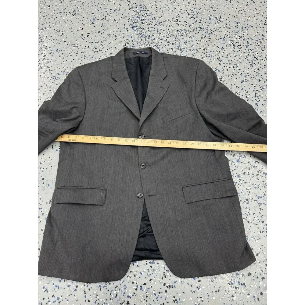 Men's Ralph Lauren Black Sport Coat Blazer XL‎ Wool Used