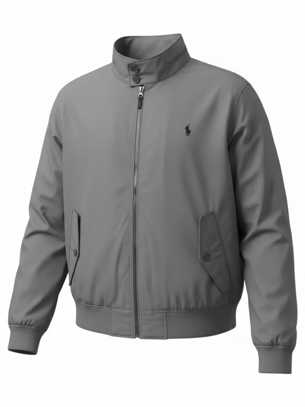 Polo by Ralph Lauren Gray Lightweight Bomber Jacket