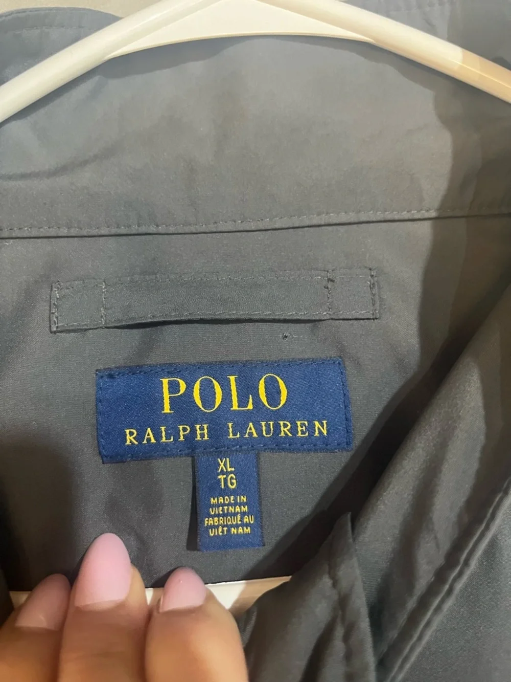 Polo by Ralph Lauren Gray Lightweight Bomber Jacket