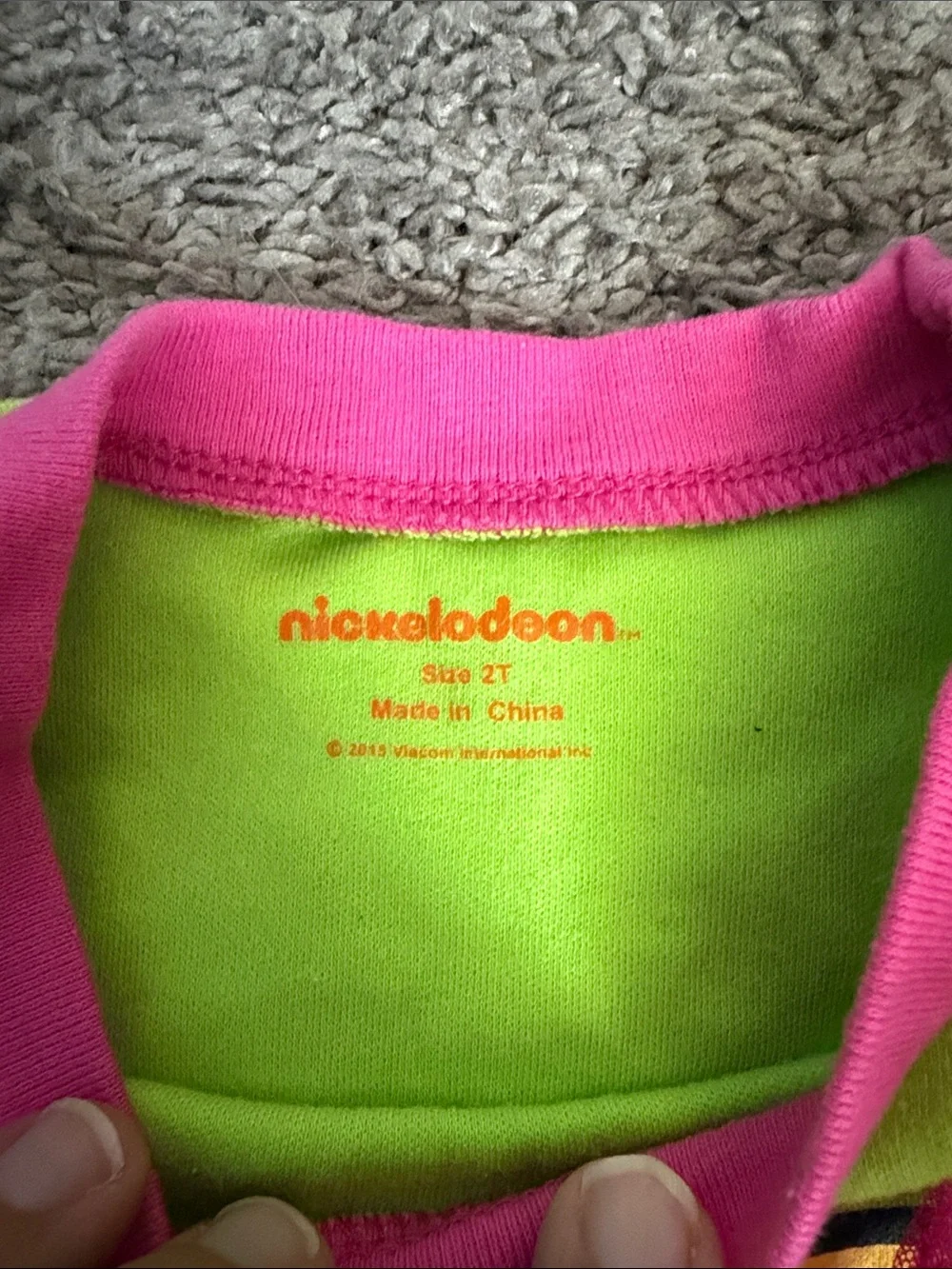 Nickelodeon chest bow edging