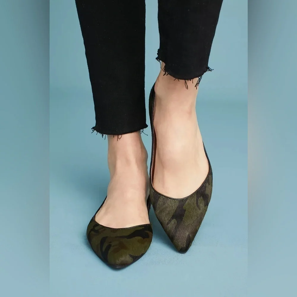 Anthropologie rubber slip camo