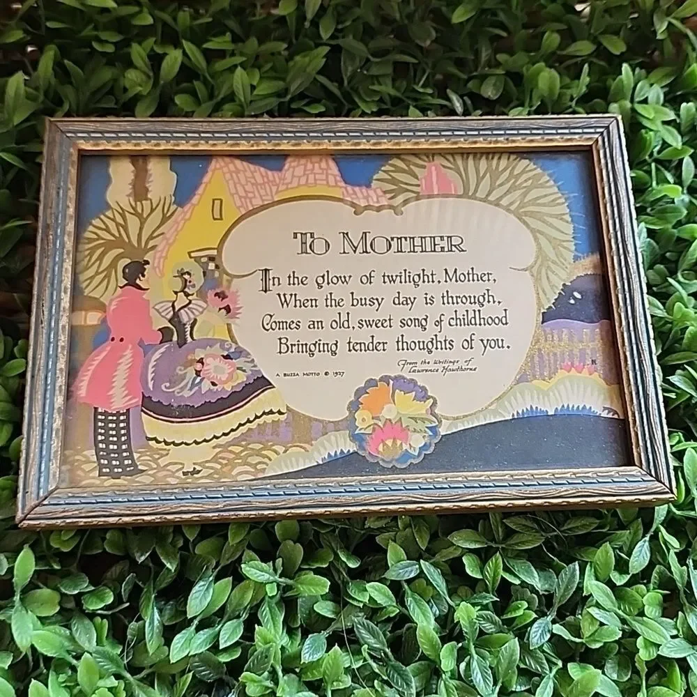 A Buzza Motto vintage art