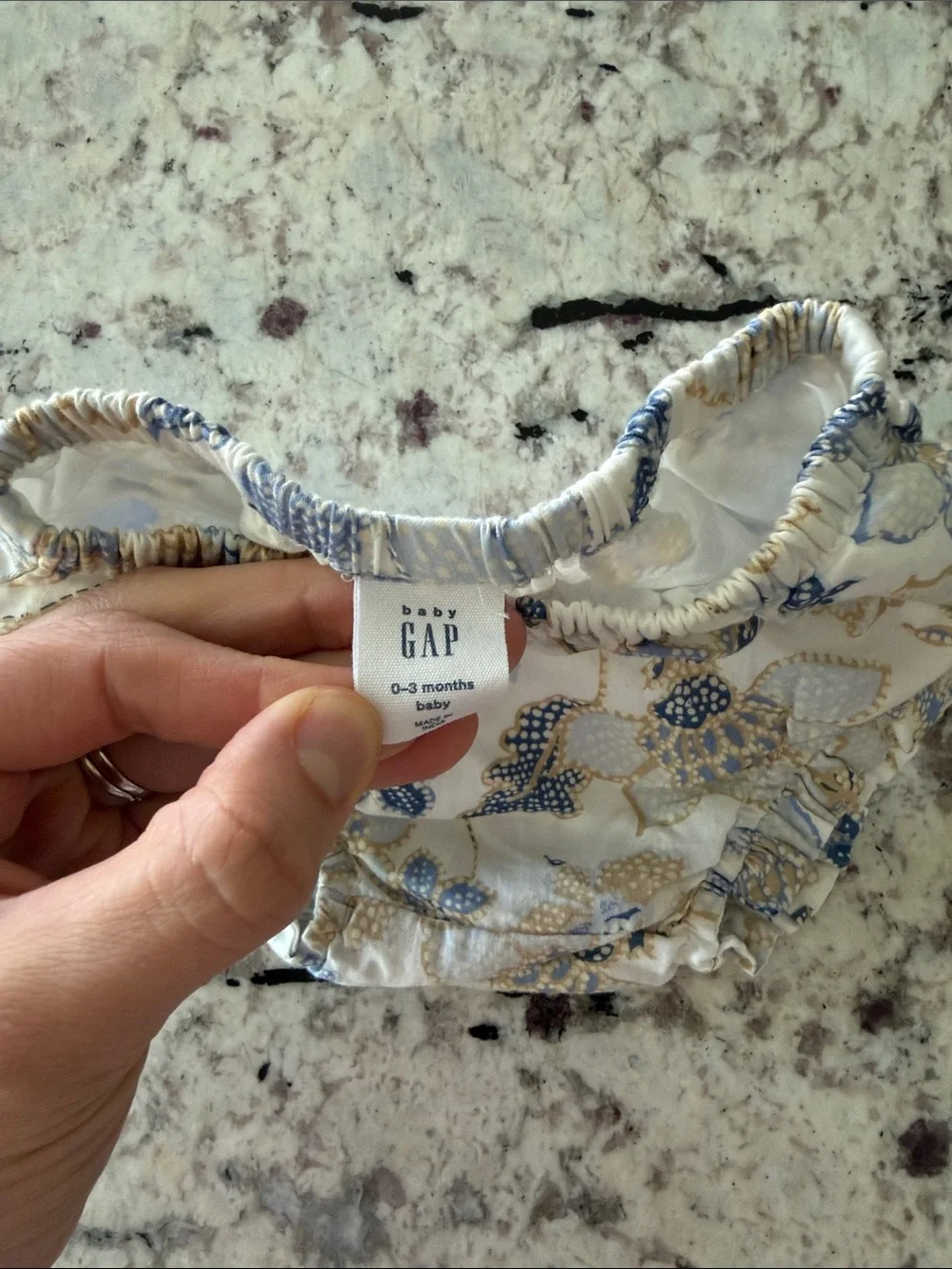 Baby Gap Floral Bloomer Cotton Ruffle Shorts - Size 0-3 Mo Girl