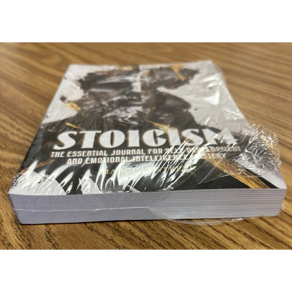 Stoicism Journal for Men 365 Day Guided Self Development Emotional Growth NEW