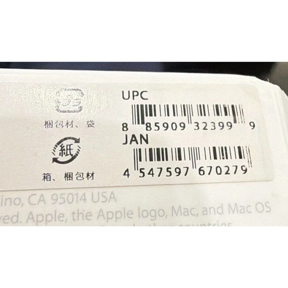 Apple Wireless Compact Keyboard White English QWERTY Standard Layout