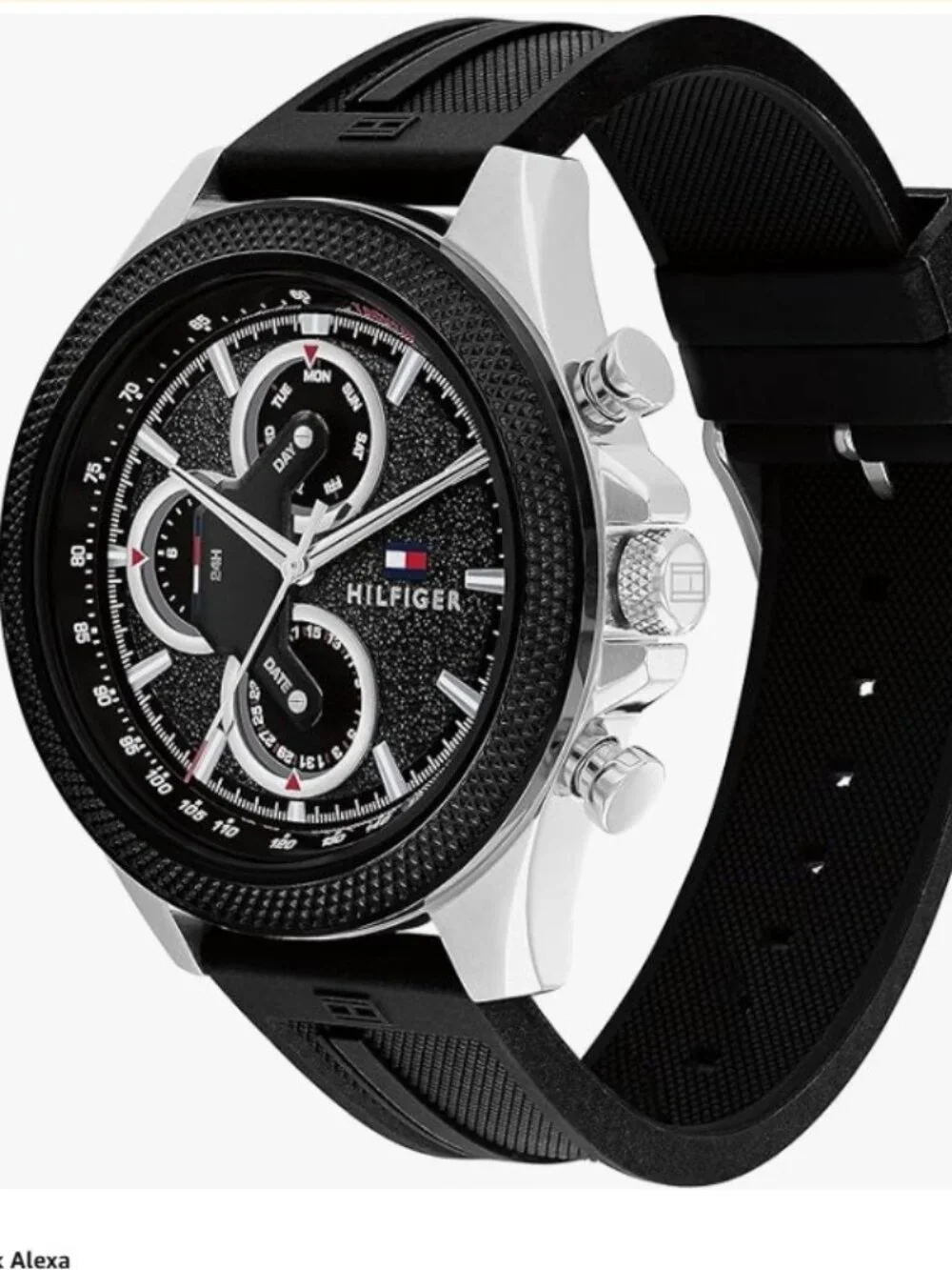 TOMMY HILFIGER Men's Multifunction Quartz Watch – 46mm Stainless Steel Case