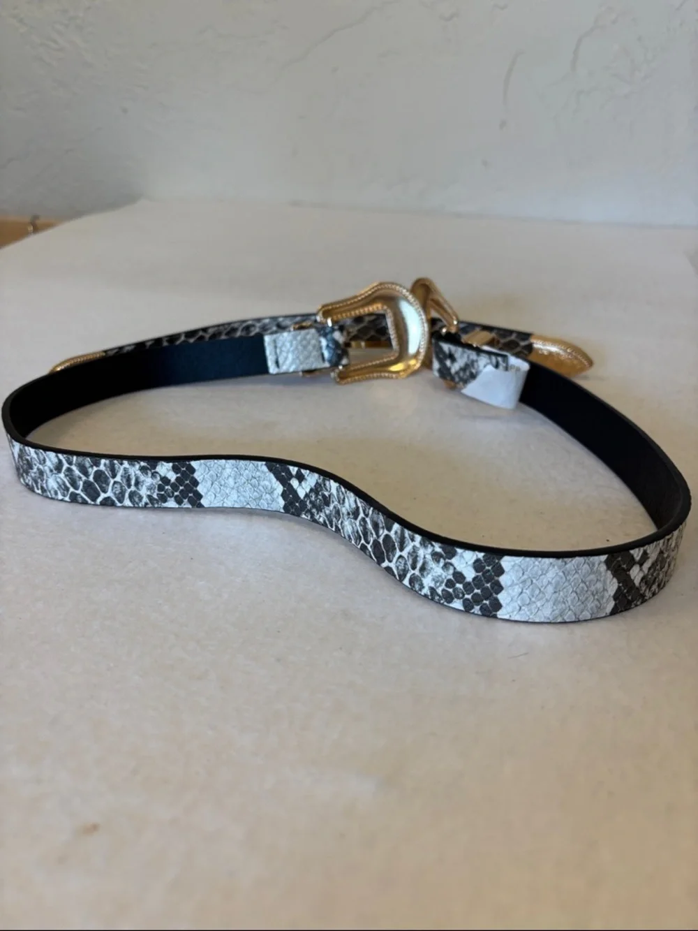 Blazin Roxx Rhinestone Western, Belt Bundle + Snake print Double Buckle XS S
