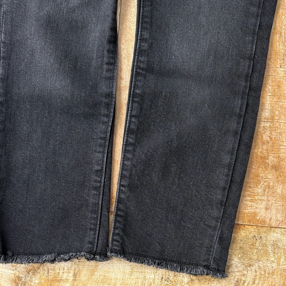 Old Navy Girls Black Denim Overalls S(6/7)