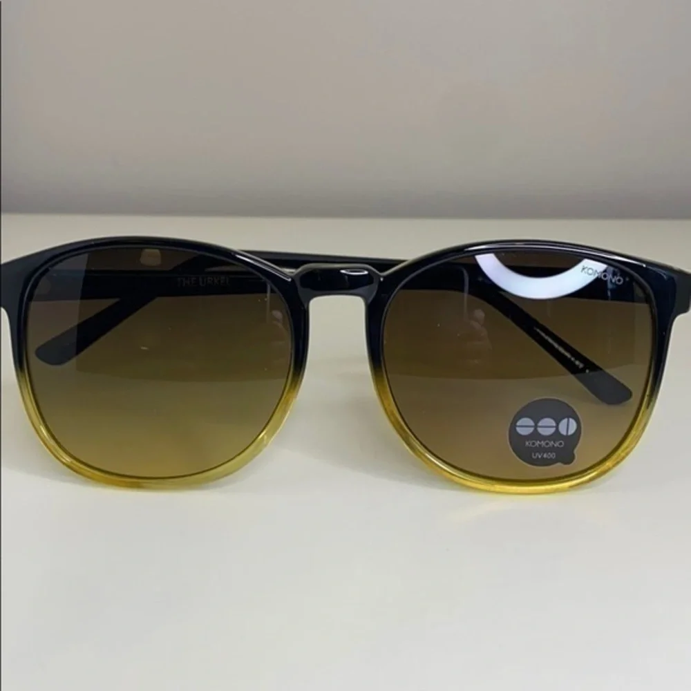 Komono Urkel Black/ Yellow New Sunglasses