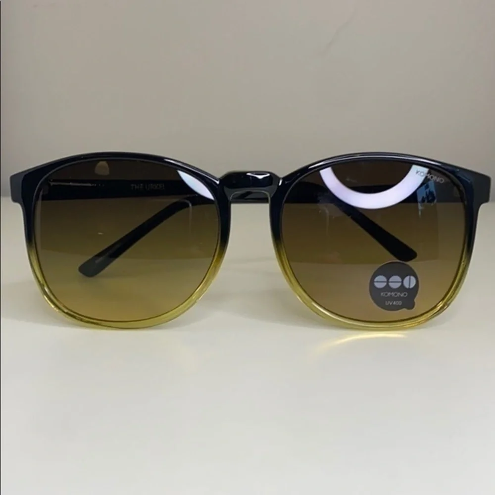 Komono Urkel Black/ Yellow New Sunglasses