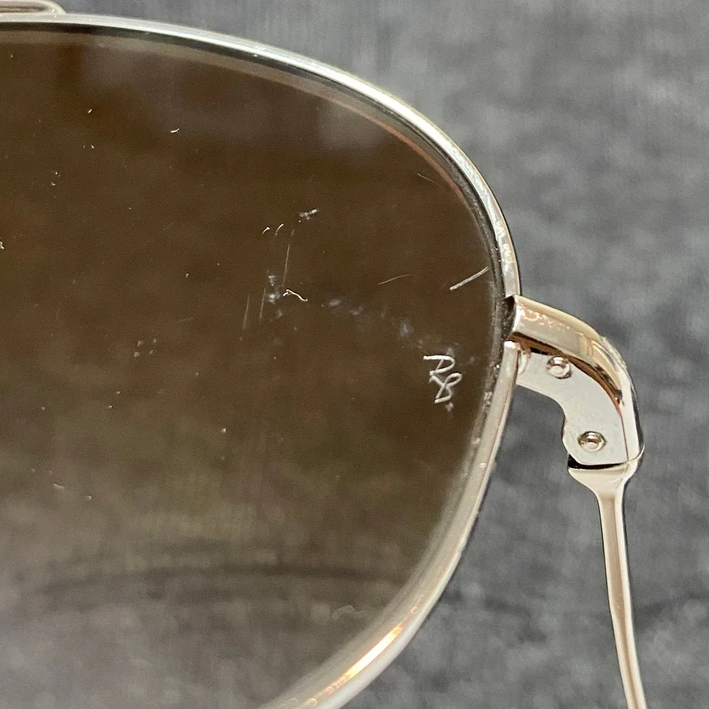Ray-Ban see scratches