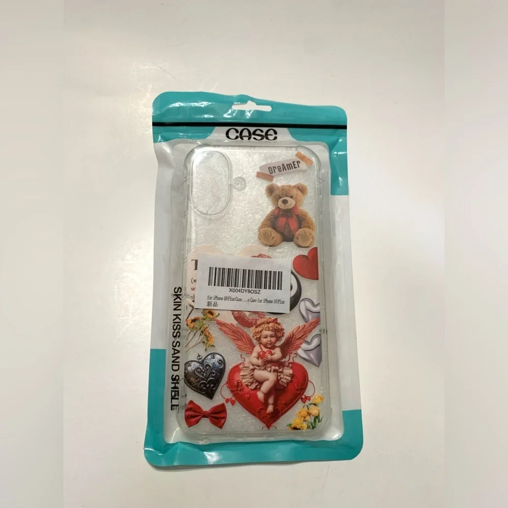 iPhone 16 Plus Valentine Day Clear Case