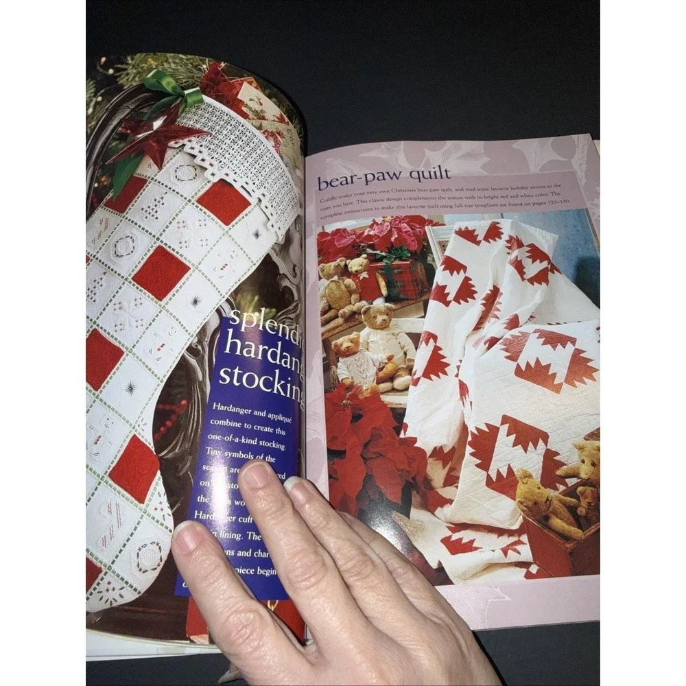Vintage 1999 Christmas‎ All Through The House Crafts Cookbook Recipes Cook Book