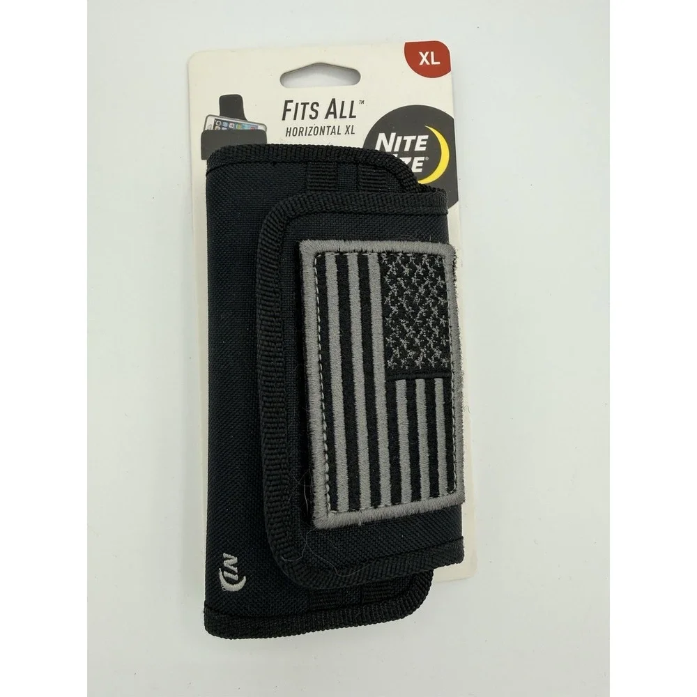 Nite Ize XL Large US Flag Universal Pouch Holster Case for Utility Tools Phones