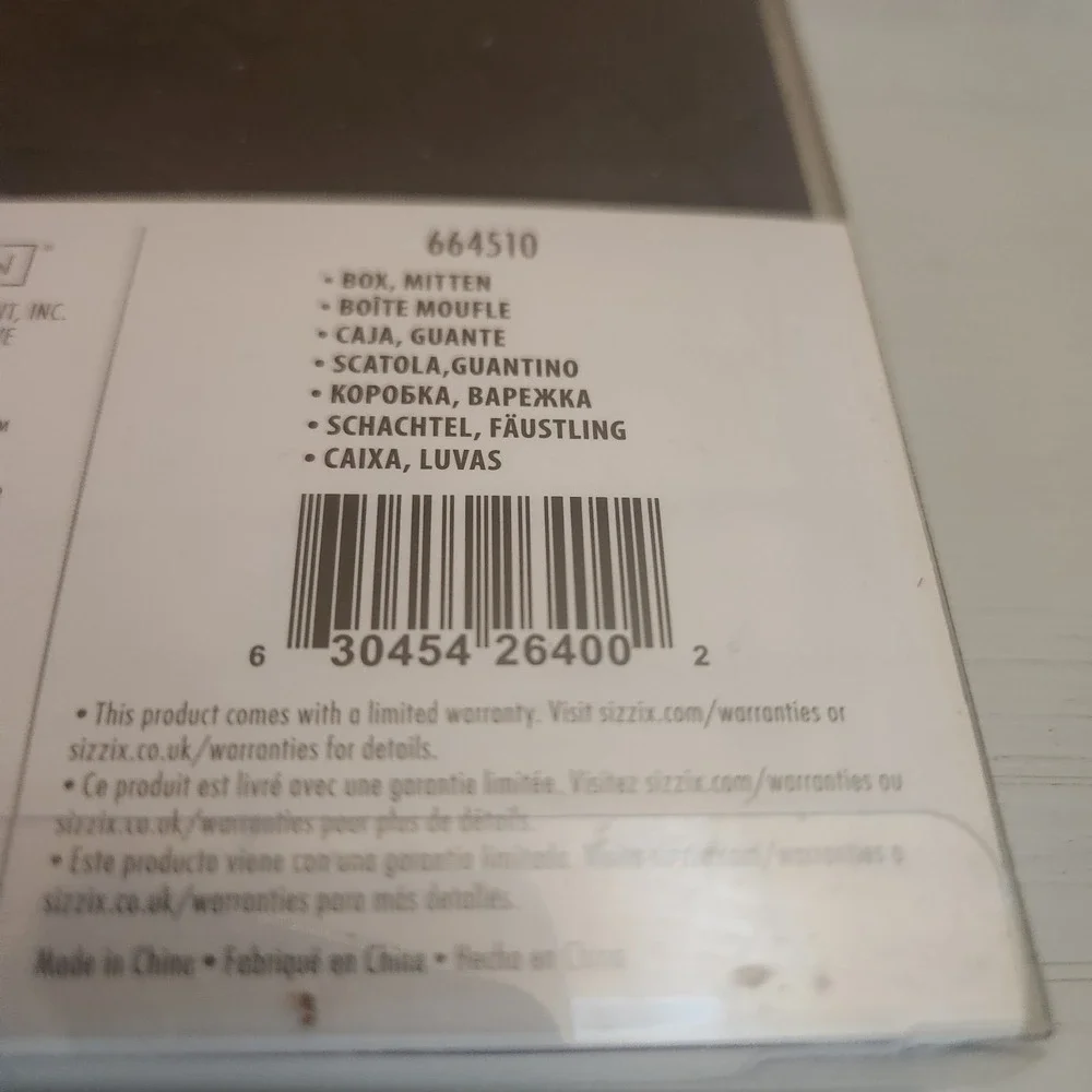 Sizzix little box