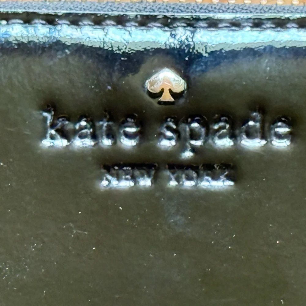 Kate Spade - Black Patent Leather Wallet