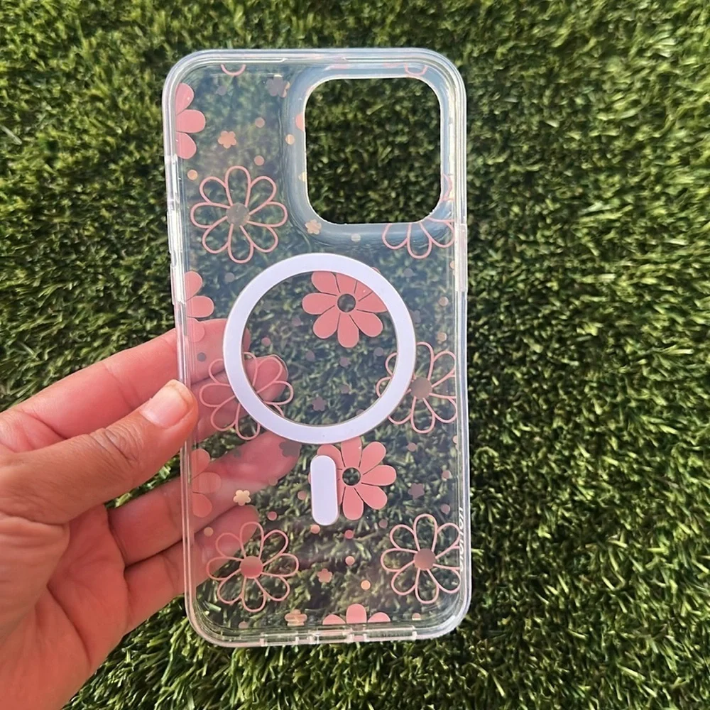 iPhone 14 13 12 pro max phone case flowers floral boho