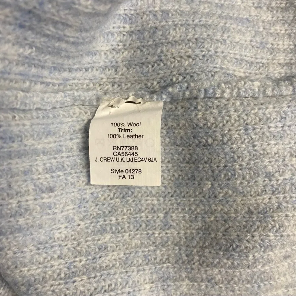J. Crew | Wool Knit Elbow Patch Sweater size XS