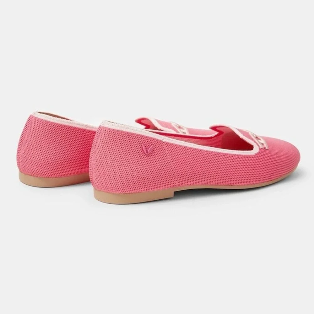 VIVAIA Loafer Hot Pink Knit‎ Comfort Flats New In Box Size EU/35 US/5