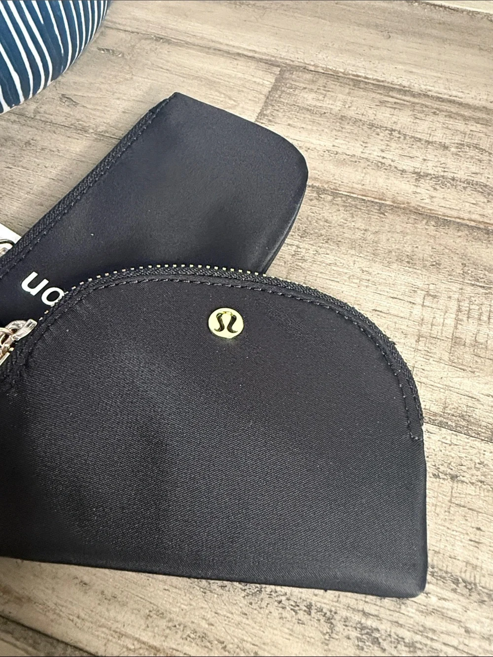 Lululemon Dual Pouch Wristlet *Metallic Wordmark