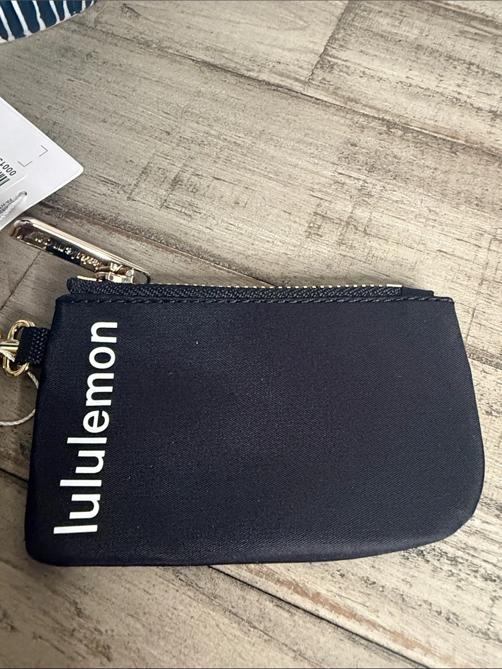 Lululemon Dual Pouch Wristlet *Metallic Wordmark