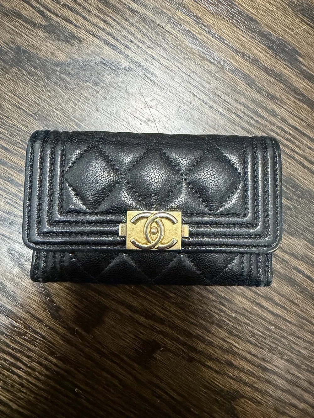 CHANEL Boy Card Holder