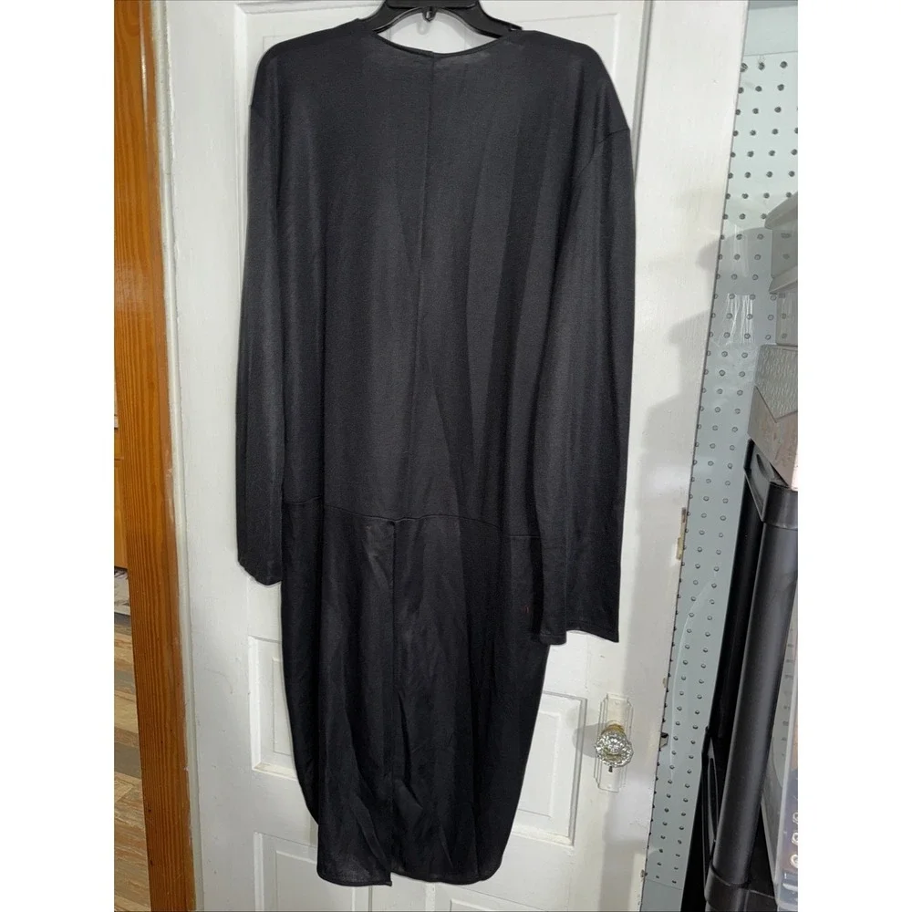 Halloween Black Overcoat Suit Coat With Tails Dress Up Cosplay Costume