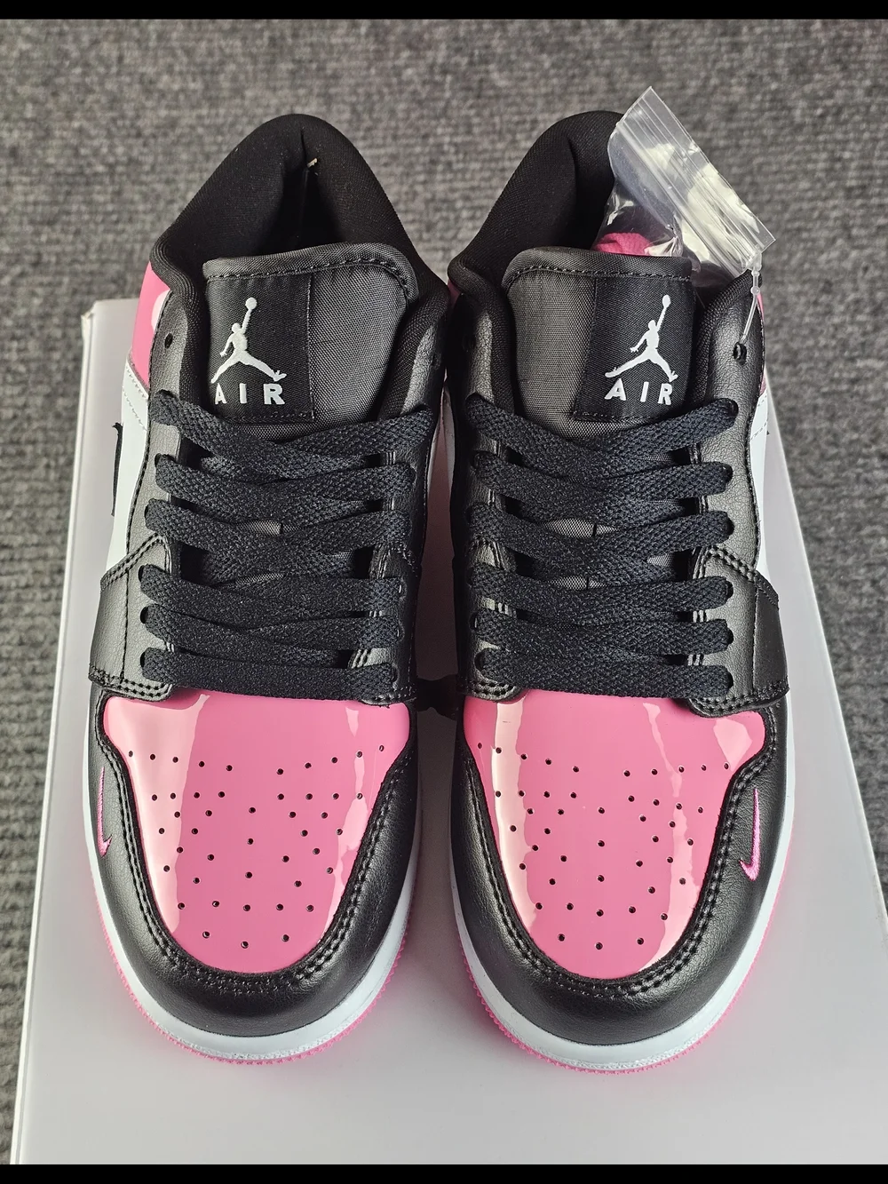 Air Jordan 1 Low SE Women's Pink Black White Sneakers
