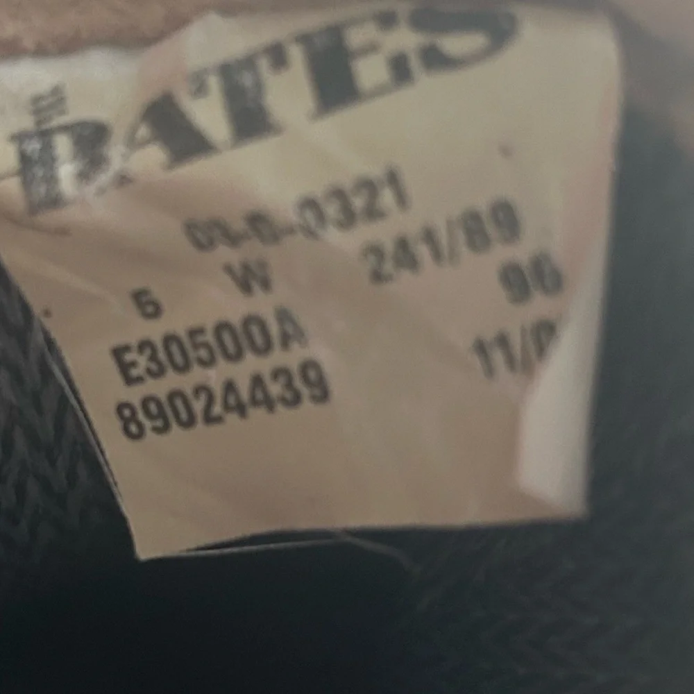 Bates Gore-Tex Vibram Military Combat Boots Size 5 5W Men’s Steel Toe Boots