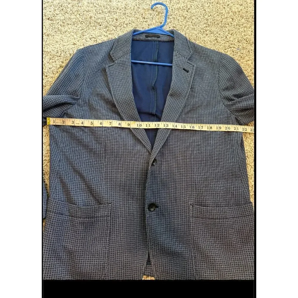 Armani Collezioni Men's Plaid Blazer Size 42