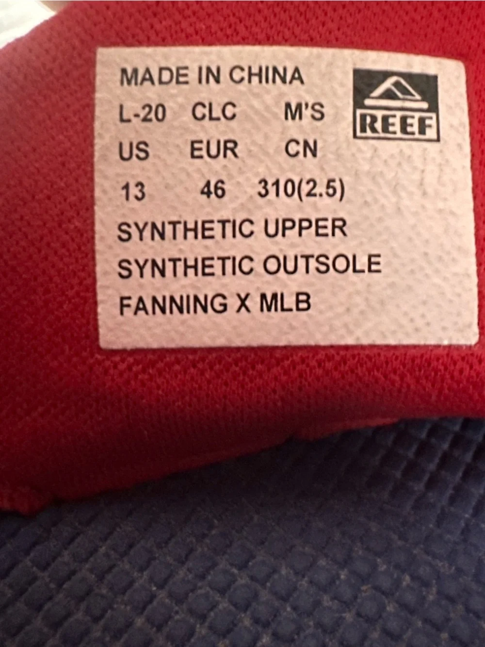 Reef Texas Rangers MLB Flip Flops Men’s 13 Bottle Opener Sandals