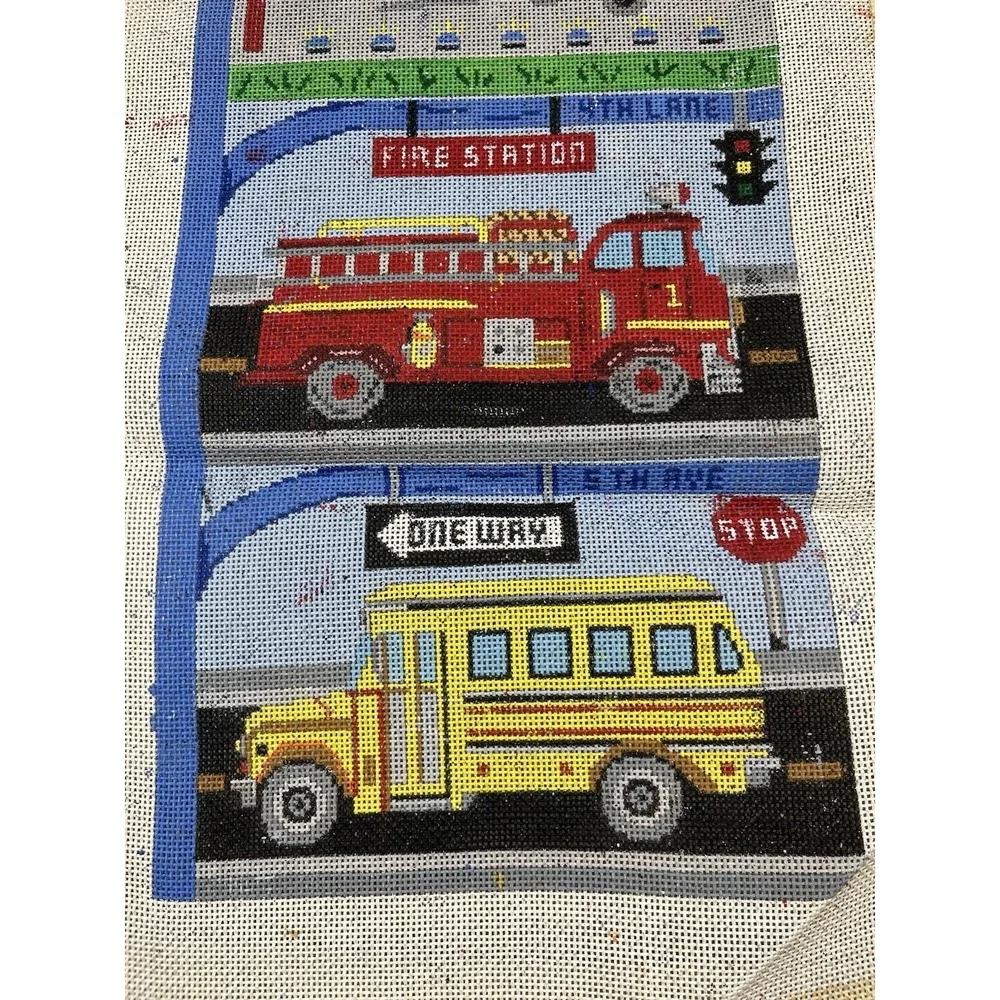 N/A handpainted needlepoint