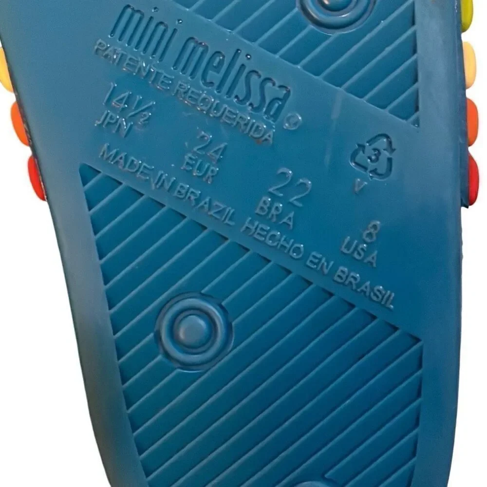 Mini Melissa Rainbow Beach Sandals